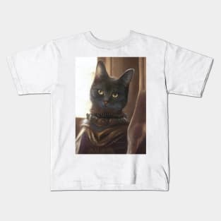 Mystic Mage cat: Frodo Kids T-Shirt